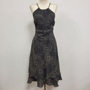 Vintage Jonathan Martin Womens Artsy Y2K Tiered Midi Dress Size 10‎ Whimsical